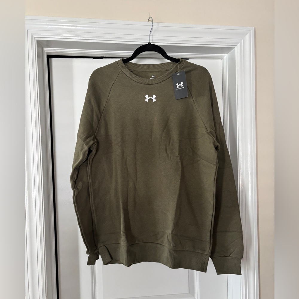 Under Armour Men's Green Crewneck Sweater Brand New